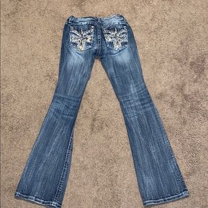 MissMe girls boot cut jeans